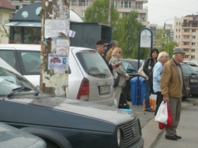 Спирките на градския транспорт