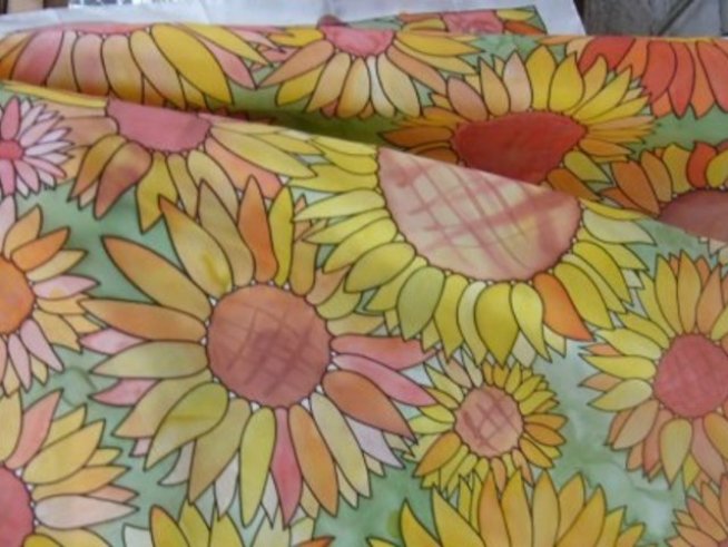 Рисувана коприна – да си нарисуваме шалче