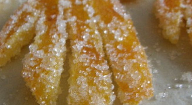 Захаросани портокалови корички