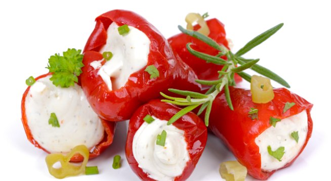 Пълнени чушки „Вкуснотия“ на скара