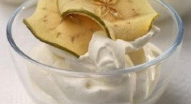 Крем от ябълки и ориз