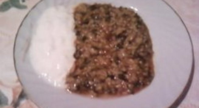 Лапад (спанак) с ориз на фурна