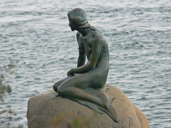 Малката русалка, Копенхаген. Снимка: Pixabay
