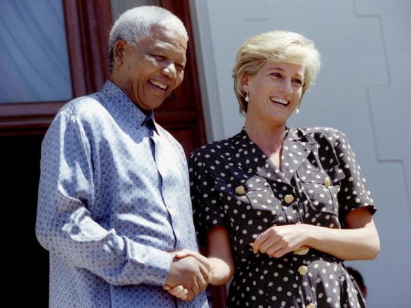 Принцеса Даяна и Нелсън Мандела. Снимка: Reuters