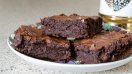 Брауни с много шоколад и кафе