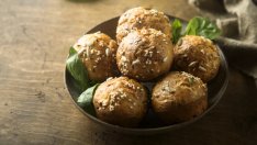 Нисковъглехидратни мъфини с бекон