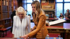 Коженият костюм на Мелания събра погледите до Камила (Снимки)