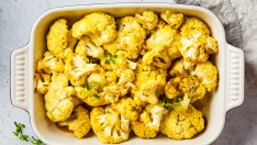 Печен карфиол с къри