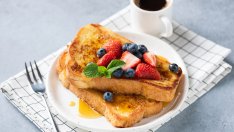 Пържени филийки с портокалов сос