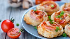 Рулца с шунка и кашкавал