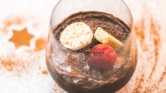 Шоколадов мус с банан