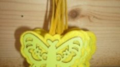 Атрактивна великденска украса от филц