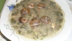 Пилешка супа с охлюви