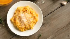 Ризото с тиква и пармезан 