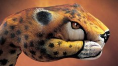 Изкуство върху човешки ръце