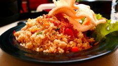 Испански ориз басмати с боб