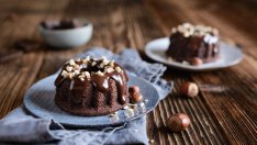 Кексчета с течен шоколад и кафе