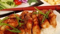 Печени пилешки бутчета терияки