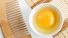 Терапии за коса с яйца 