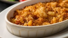 Хрупкави печени макарони със сирене 