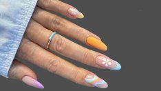 Маргаритки в маникюра за лято 2025 (+Снимки)