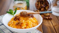 Крем от тиква с извара