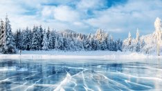 Изящно замръзнали езера (галерия)