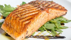 Маринована сьомга на грил тиган