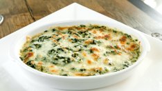 Спаначено суфле с котидж