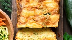 Запеканка с тиквички, моркови и кашкавал 