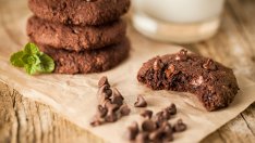 Рецепта за шоколадови кукис с мента