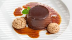 Пудинг с райски ябълки и какао