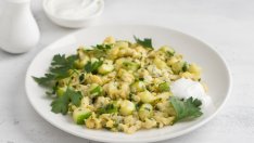 Яйца с тиквички 