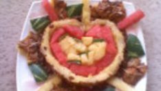 Любовен десерт – ананас и диня