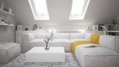 Идеи за интериор за апартамент на последен етаж