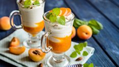 Крем с маскарпоне и кайсии