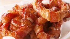 Лучени кръгчета с бекон