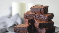 Веган брауни с ванилия