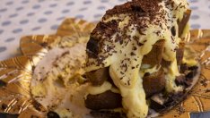 Тирамису с остатъци от козунак