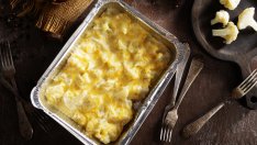 Кето карфиол с чедър и сметана 