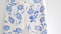 Как да декорирате дрехите с цветя?