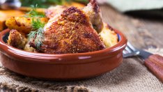 Чеснови пилешки бутчета с пармезан 