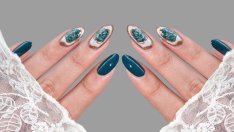 Абстрактни маникюри за есента (+Снимки) 