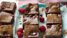 Брауни с малини