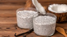 Пудинг с чиа и кокосово мляко