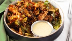 Хрупкаво брюкселско зеле в еърфрайър 