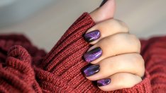 11 идеи за маникюр с блясък за есента (+Снимки)
