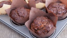 Шоколадови мъфини с тиквички