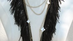 Как да си направите ефектен гердан с ресни