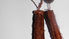 Ръчно правени обици от канела